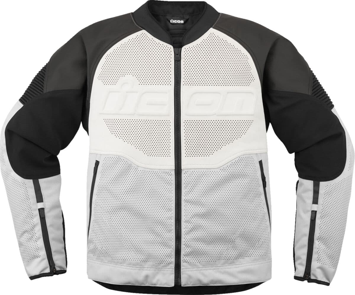Overlord3™ Leather Jacket White