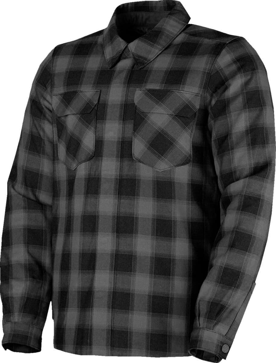 Fallblock Flannel™ Jacket Black| Gray