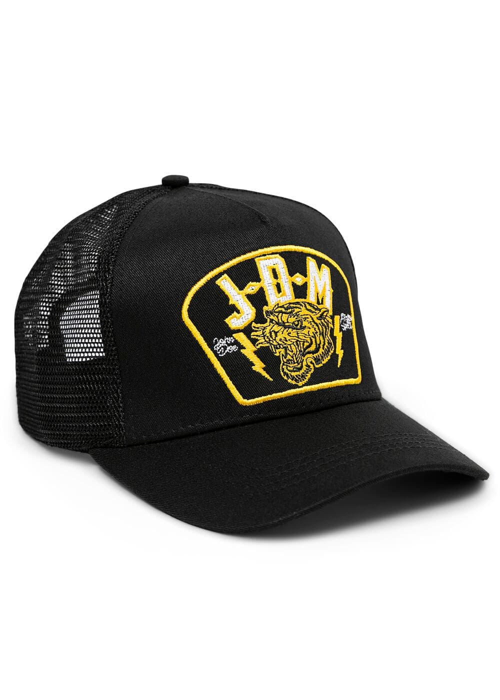 Tiger Trucker Hat Black