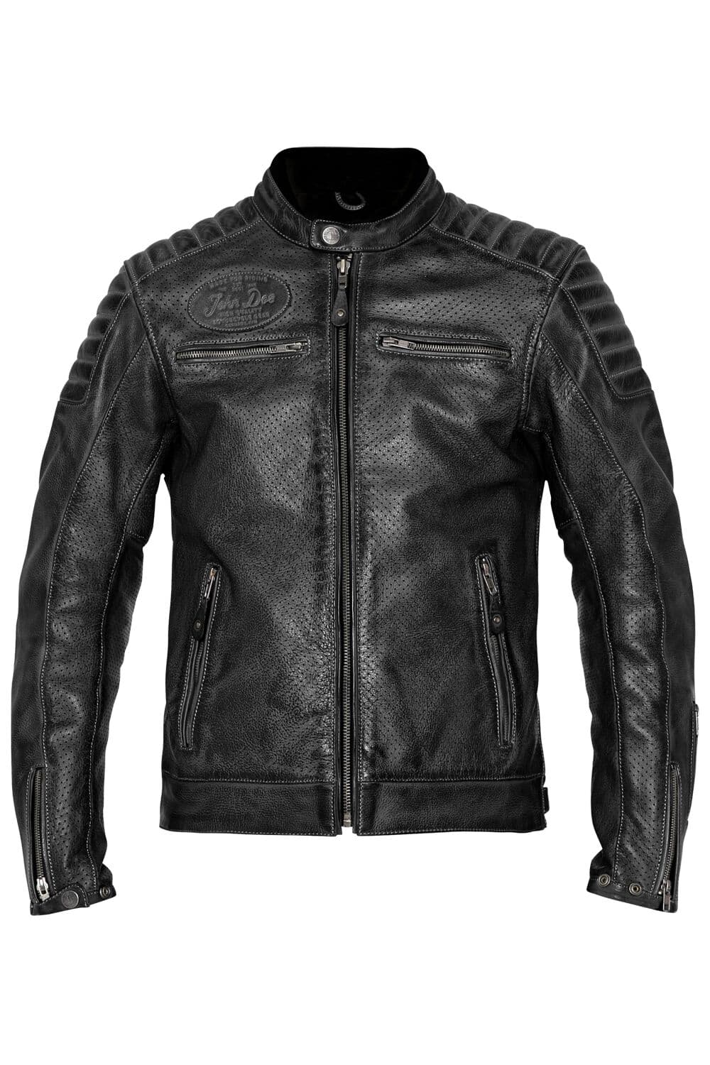 Storm Leather Jacket Black