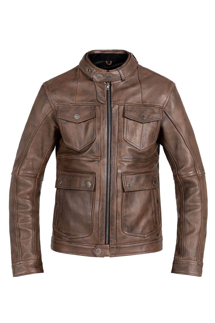 Drifter Leather Jacket Brown