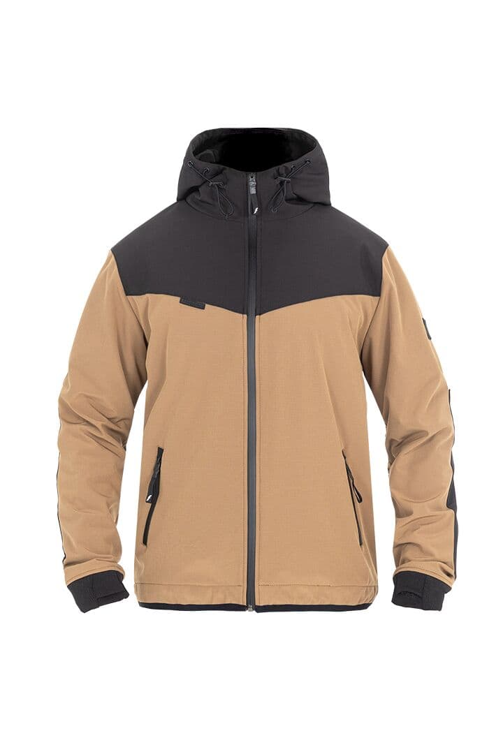 XTM® V3 Softshell Rip Stop Hoodie Brown