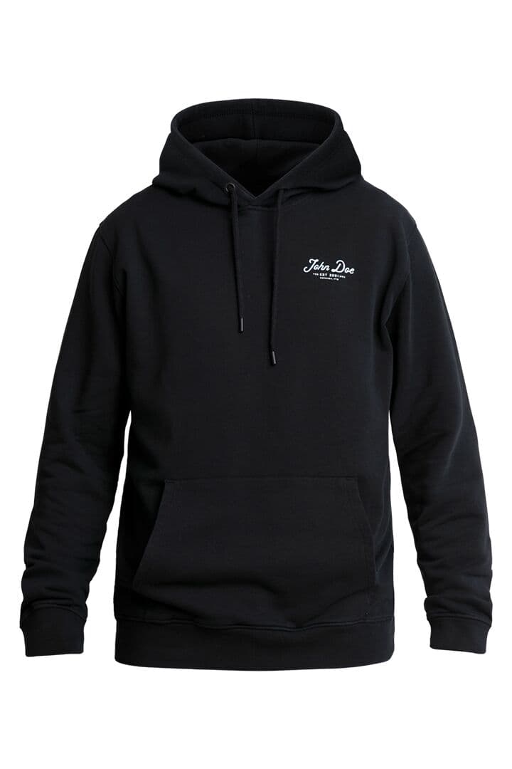 JD Lettering Hoodie Black