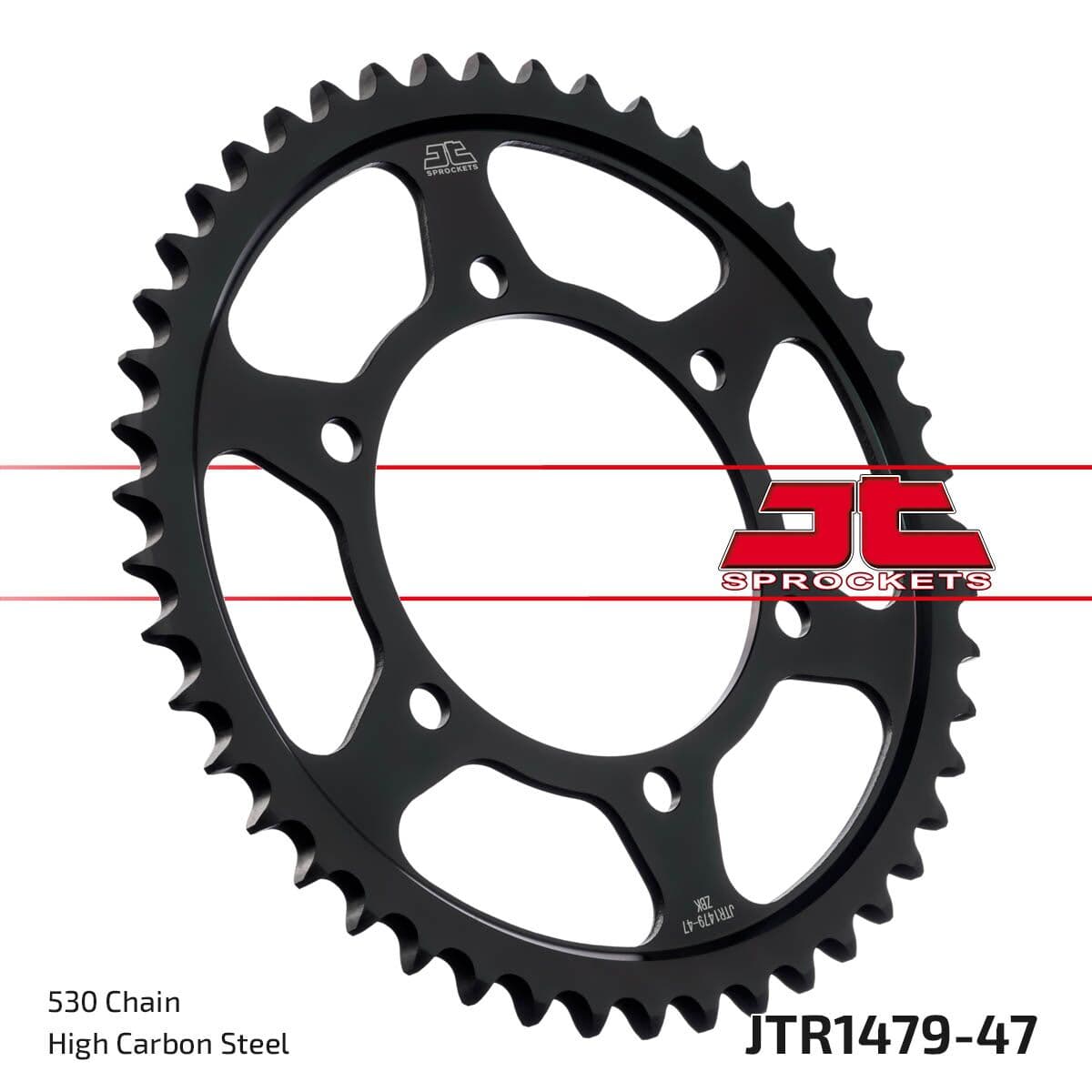 Rear Sprocket Induction Hardened Black Zinc Finish