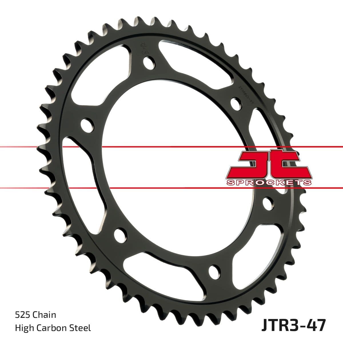Rear Sprocket Induction Hardened Black Zinc Finish