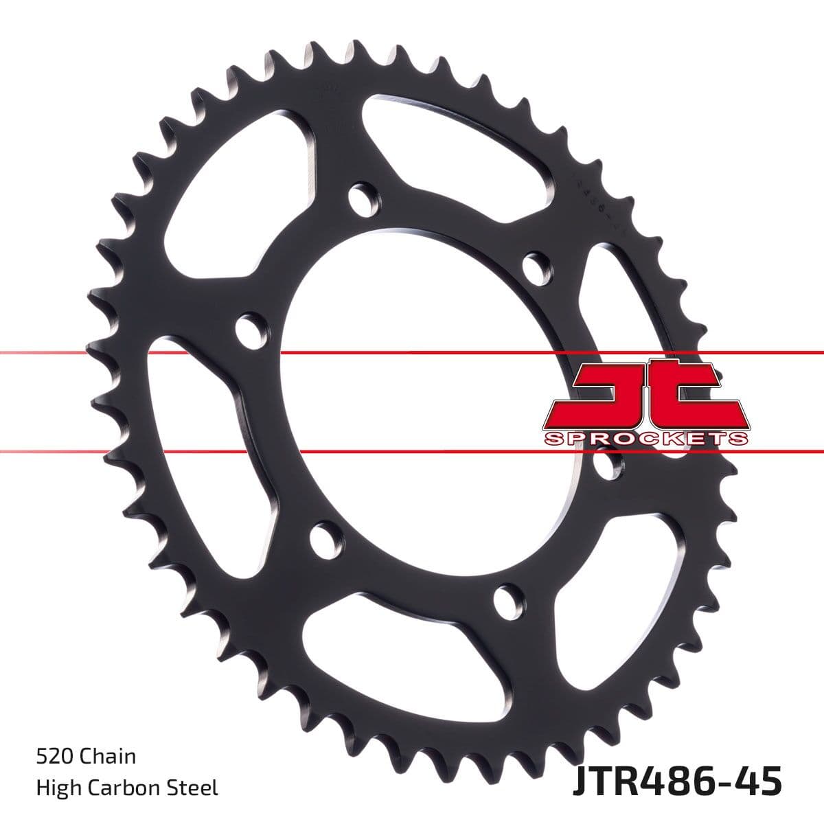 Rear Sprocket Induction Hardened Black Zinc Finish