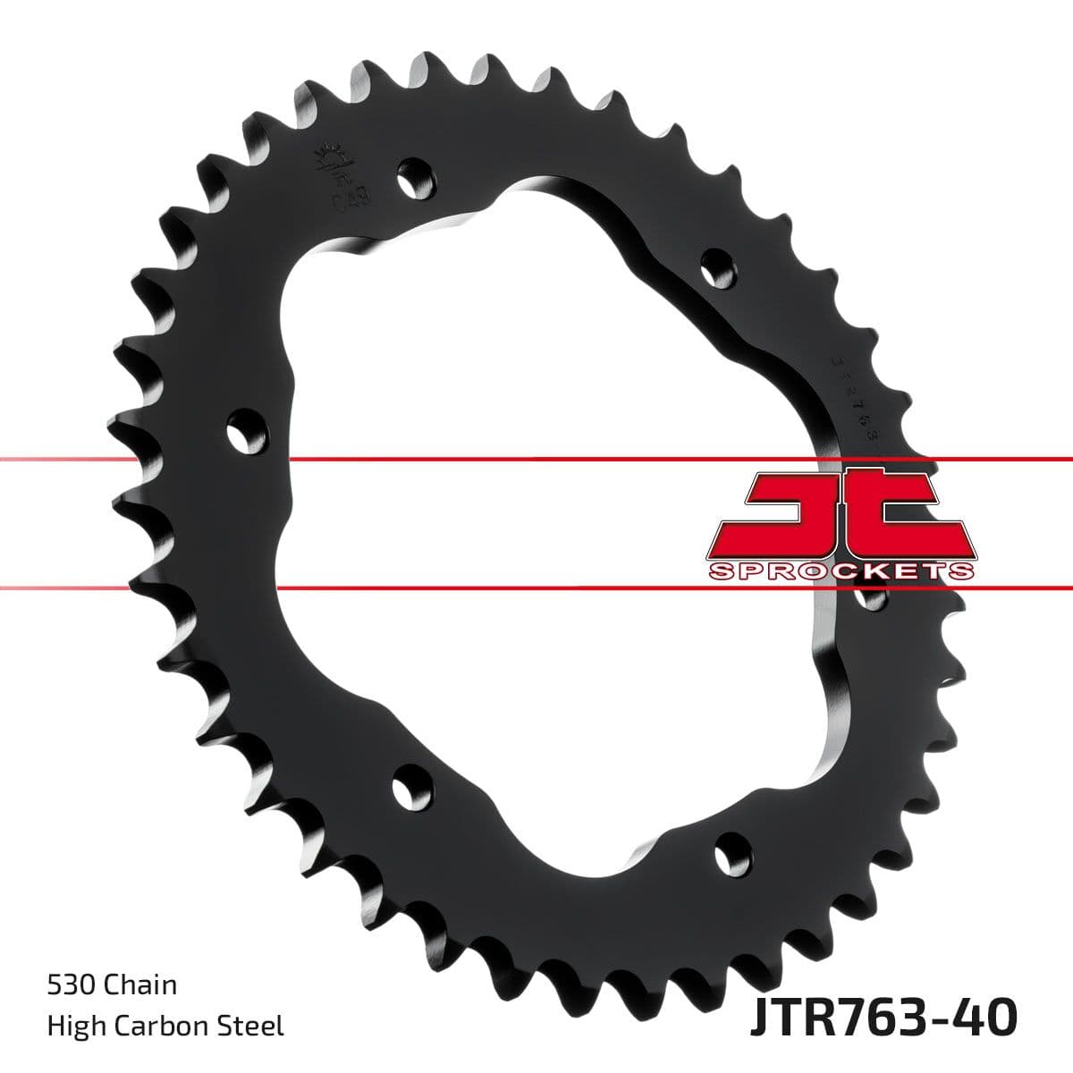 Rear Sprocket Induction Hardened Black Zinc Finish