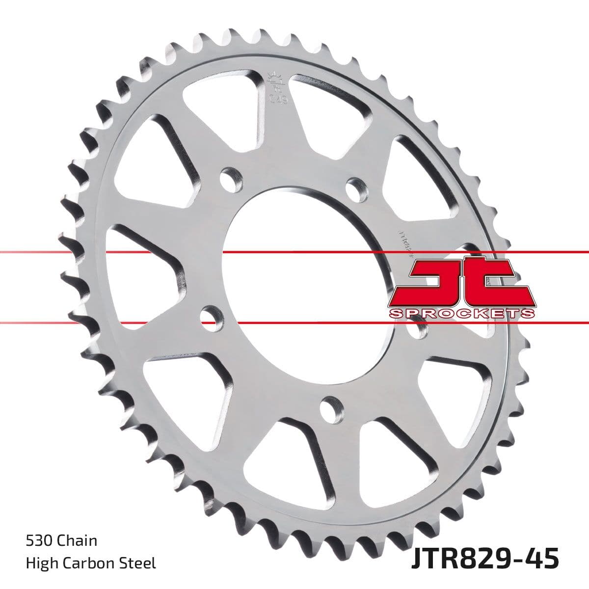 Rear Sprocket Induction Hardened Black Zinc Finish