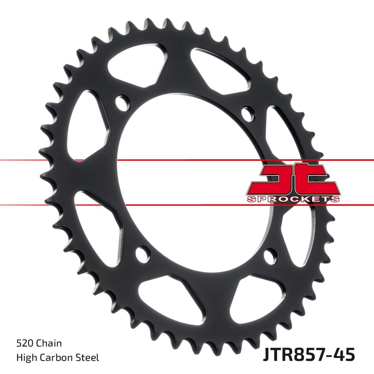 Rear Sprocket Induction Hardened Black Zinc Finish
