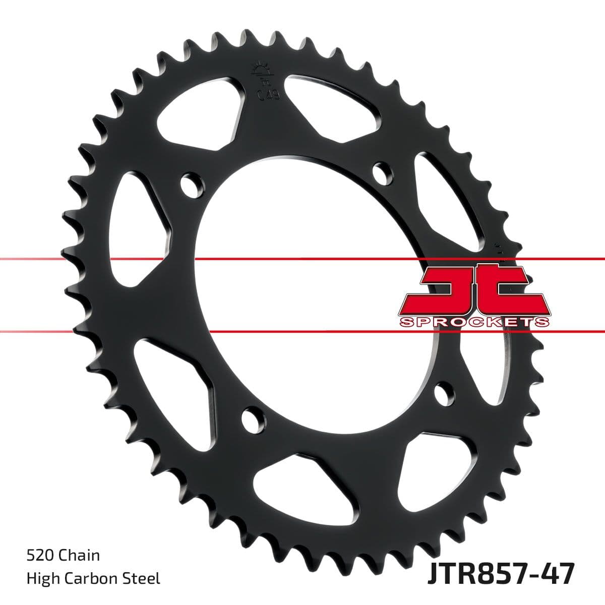 Rear Sprocket Induction Hardened Black Zinc Finish
