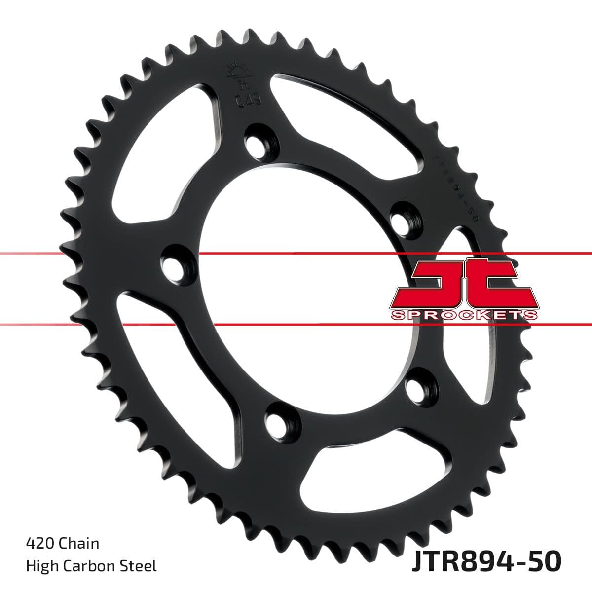Rear Sprocket Induction Hardened Black Zinc Finish