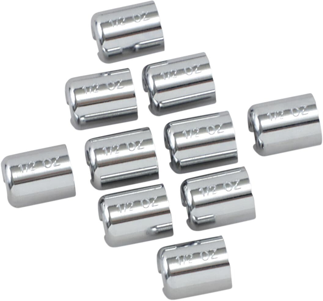 Chrome/Zinc Spoke Wheel Weights