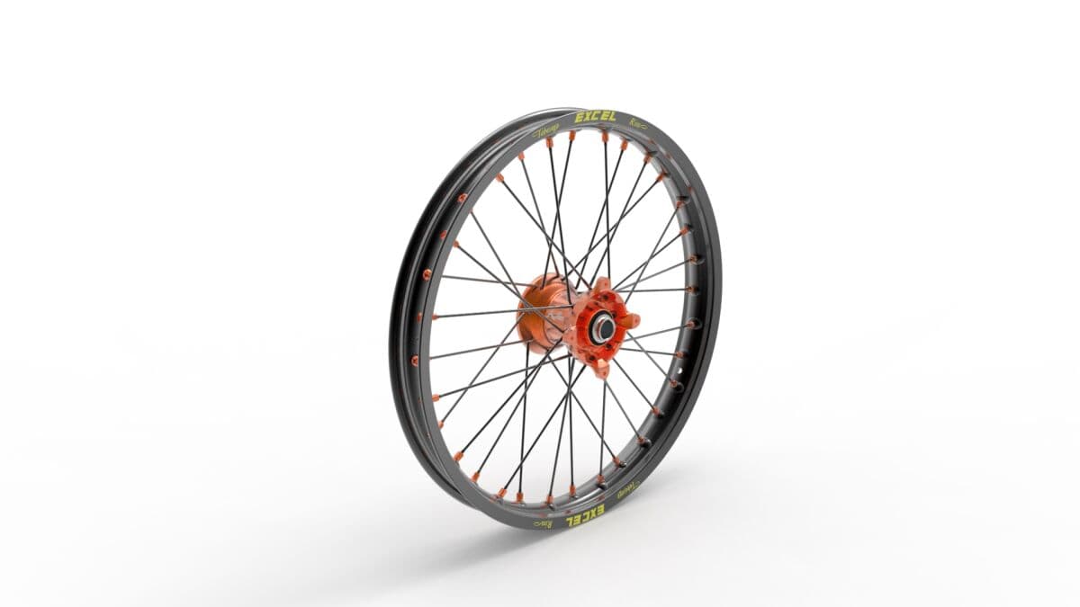 Elite MX-EN Wheel, black spokes