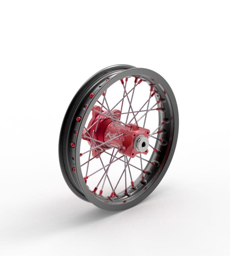 Roata Elite MX-EN, spițe argintii