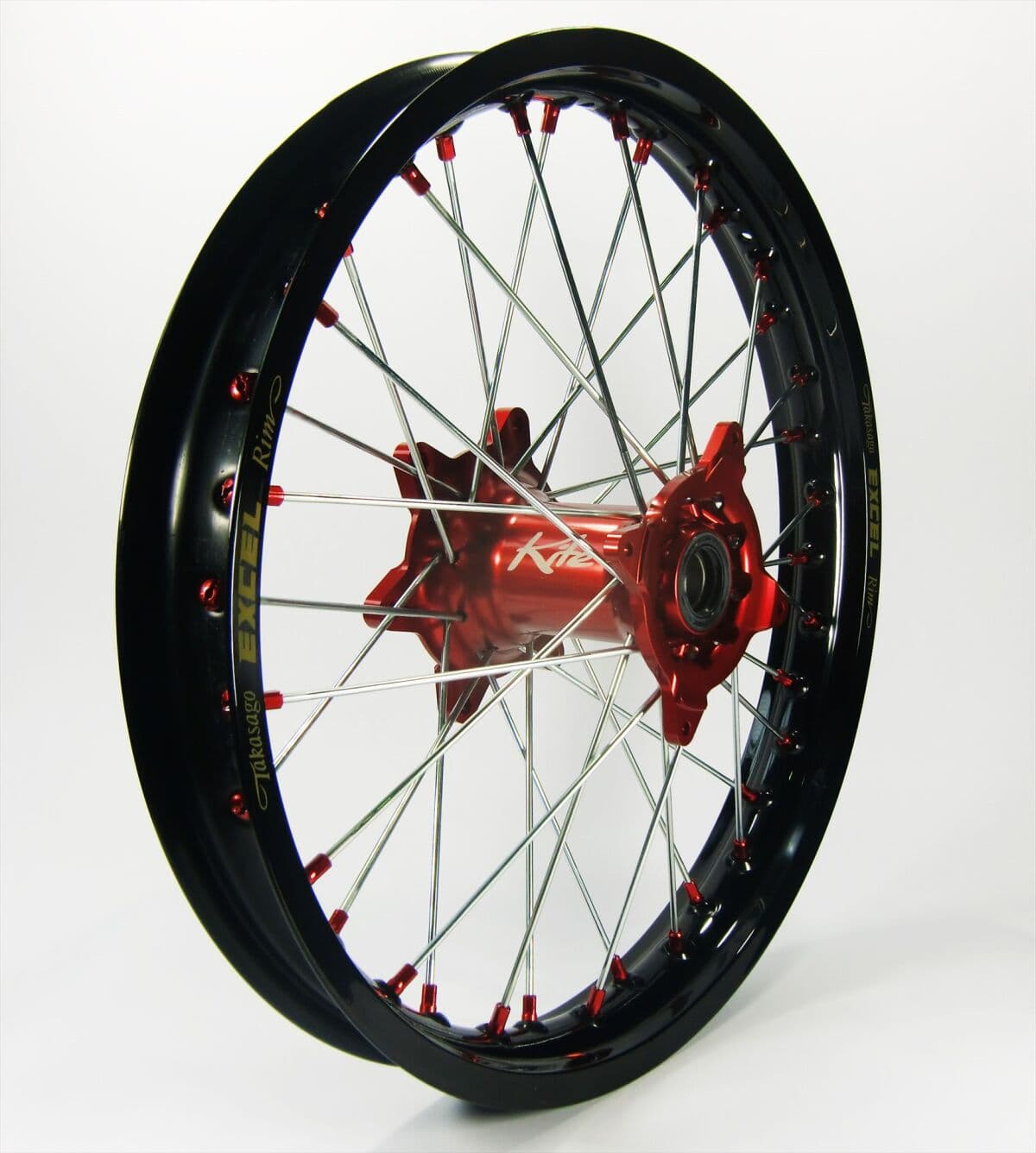 Elite MX-EN Wheel, silver spokes