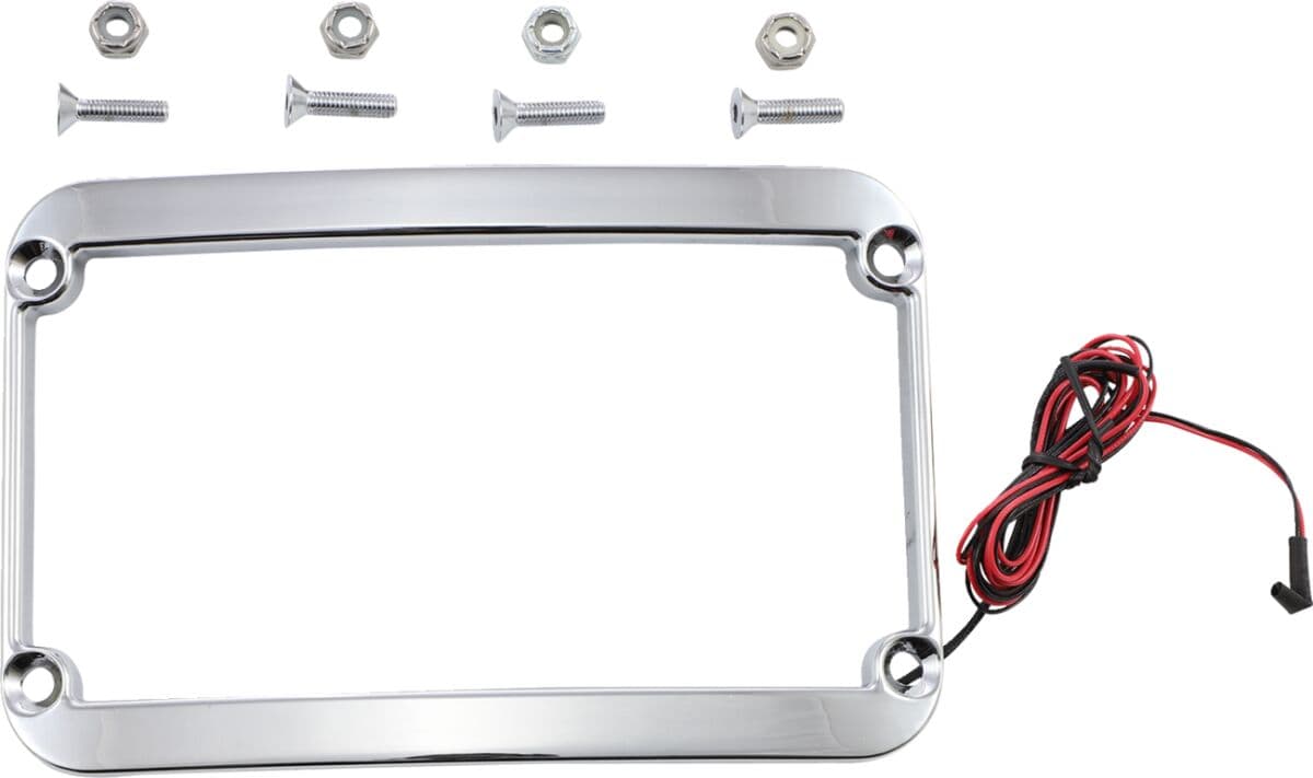 The One Rear Fender Lighted License Frame