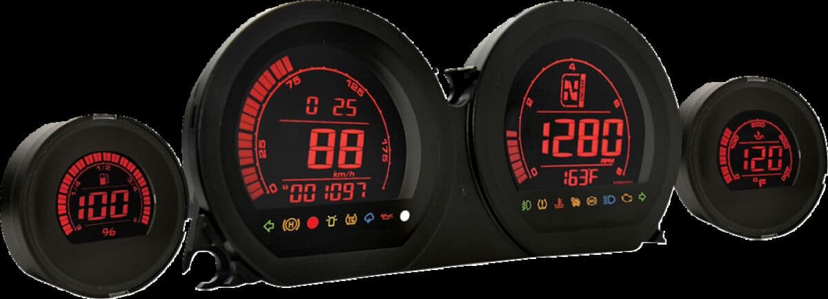 HD-03 - Four-Piece LCD Gauge Kit