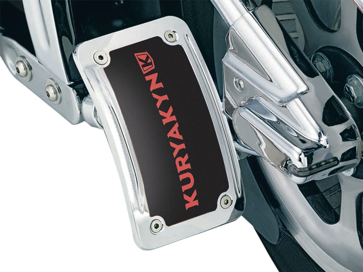 Curved Side-Mount License Plate Holder