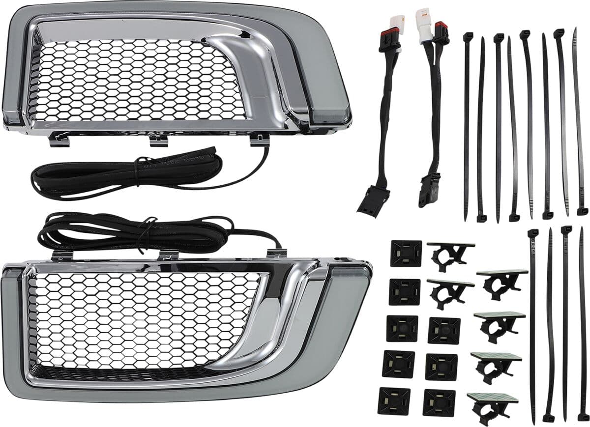 Tracer LED Fairing Lower Grill Inserts