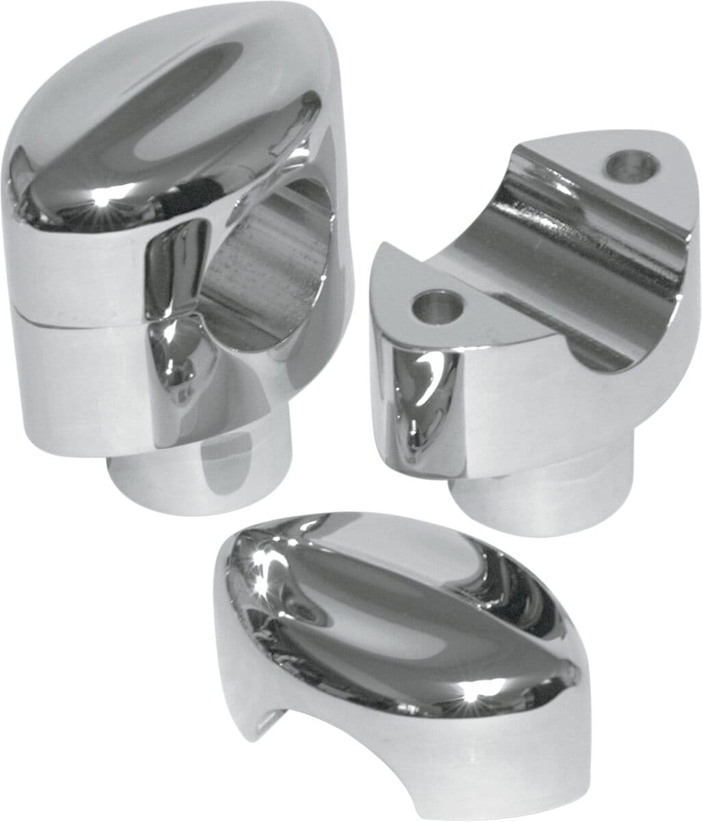 Hefty Smooth Handlebar Risers for 1-1/4" Handlebars