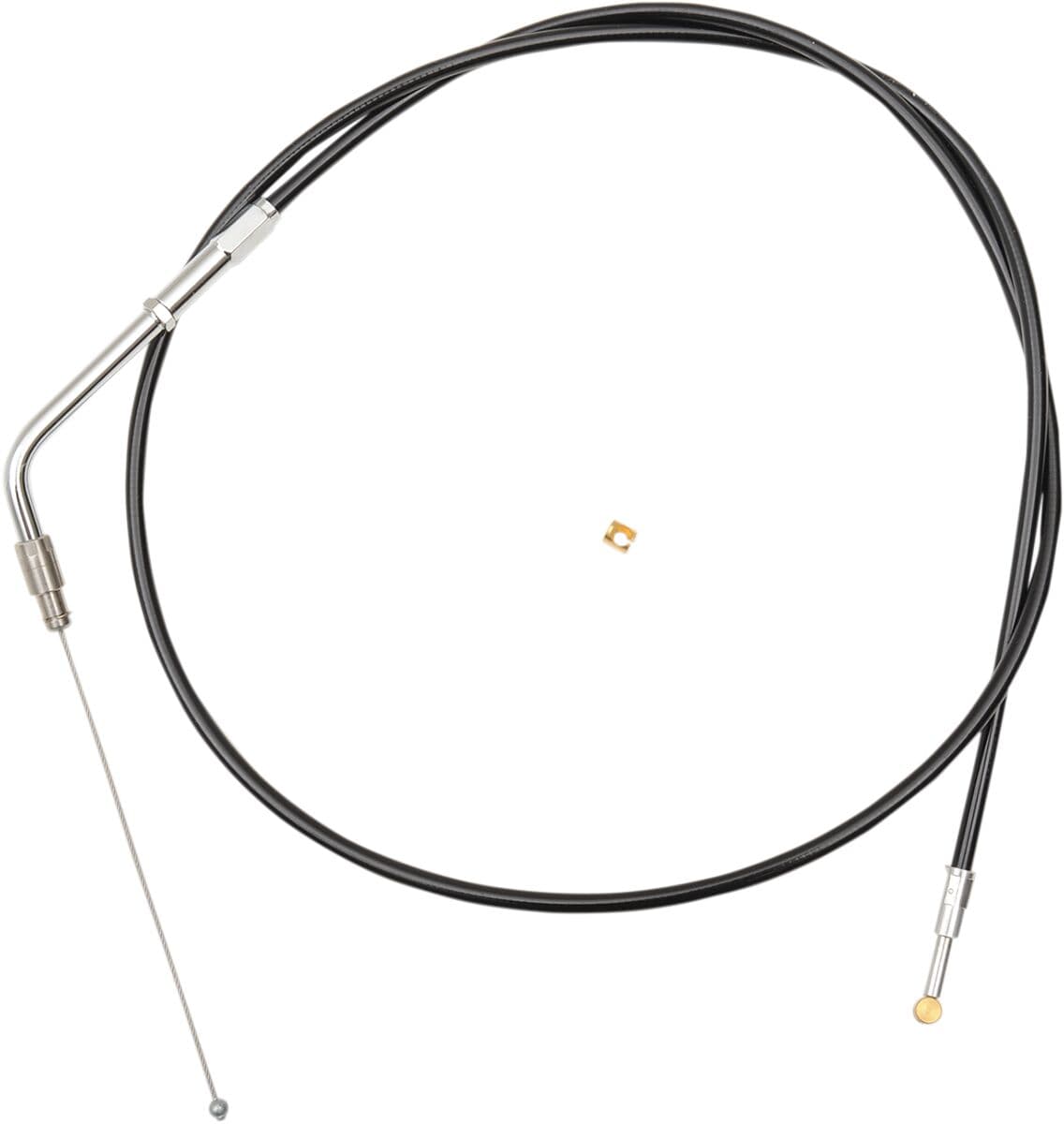 Black Vinyl Braided Handlebar Throttle Cable