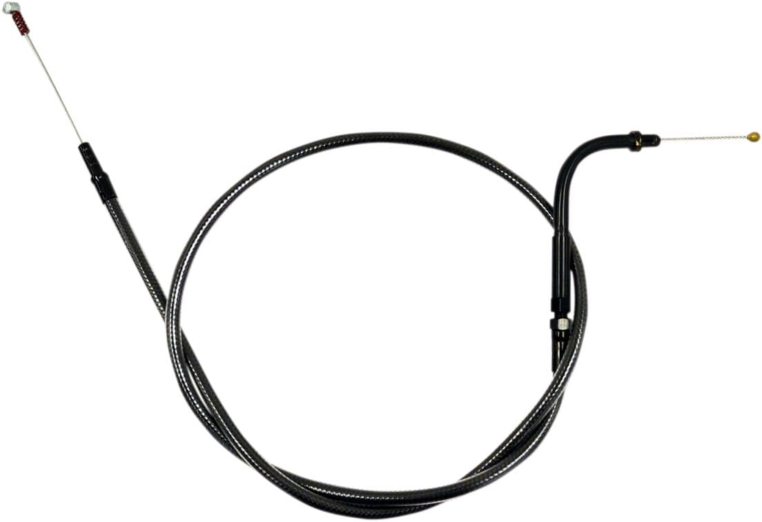 Midnight Braided Handlebar Idle Cable Black