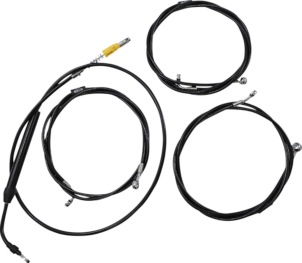Standard Black Vinyl Handlebar Cable/Brake Line Kit