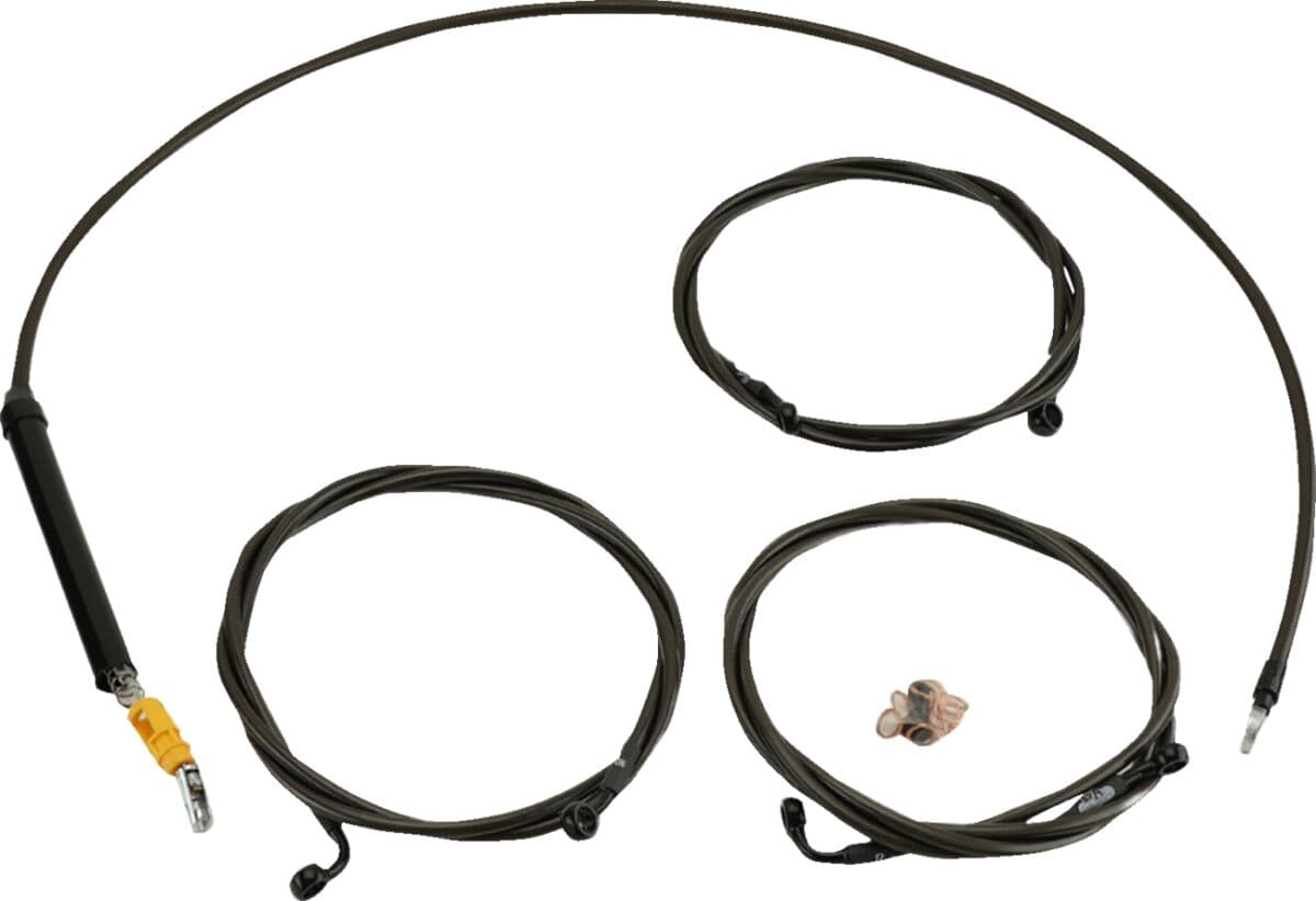 Standard Midnight Braided Handlebar Cable/Brake Line Kit