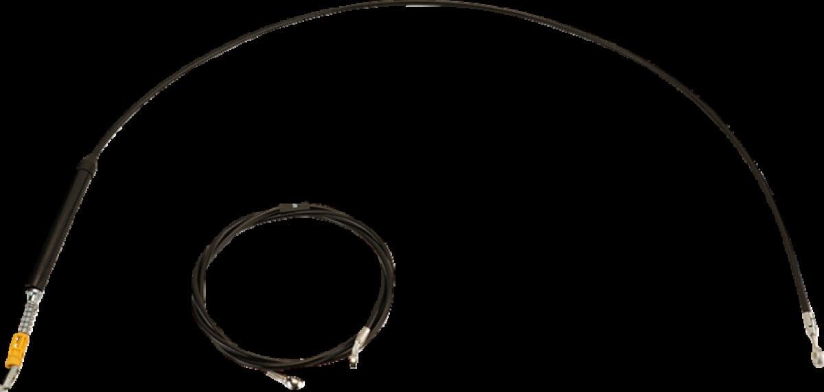 Standard Black Vinyl Handlebar Cable/Brake Line Kit