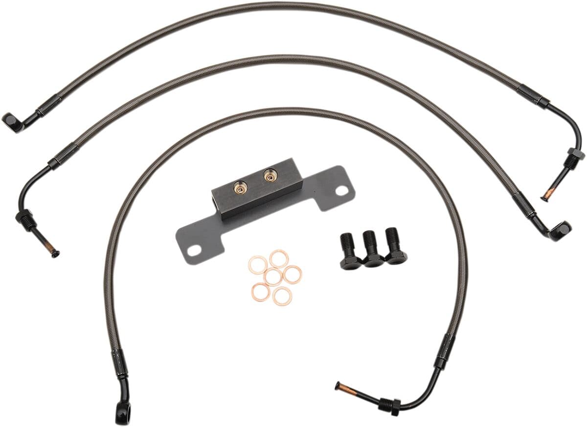 Midnight Braided Brake Line Kit