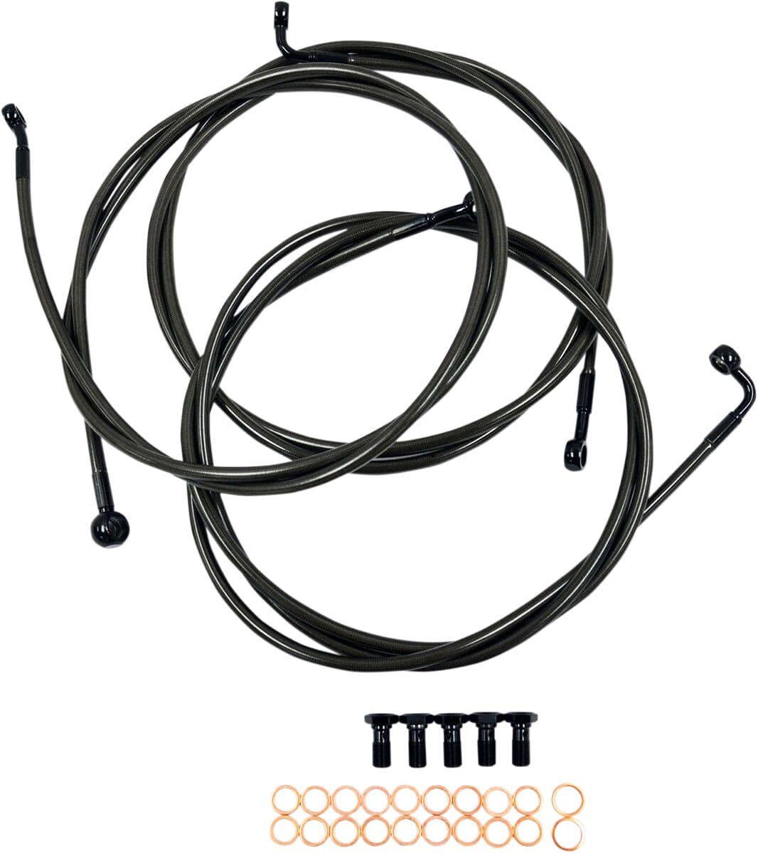 Midnight Braided Brake Line Kit