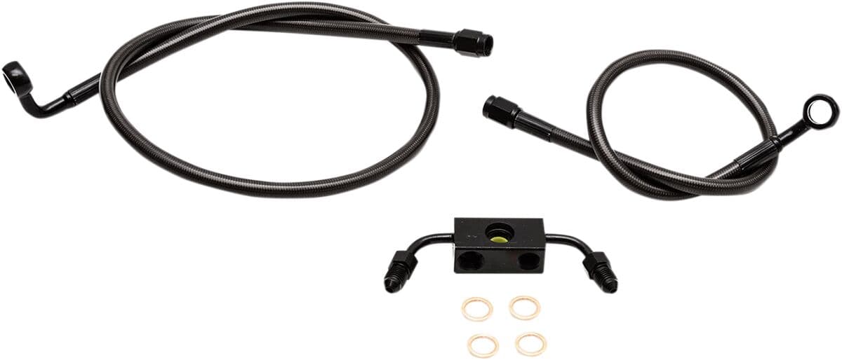 Midnight Braided Brake Line Kit
