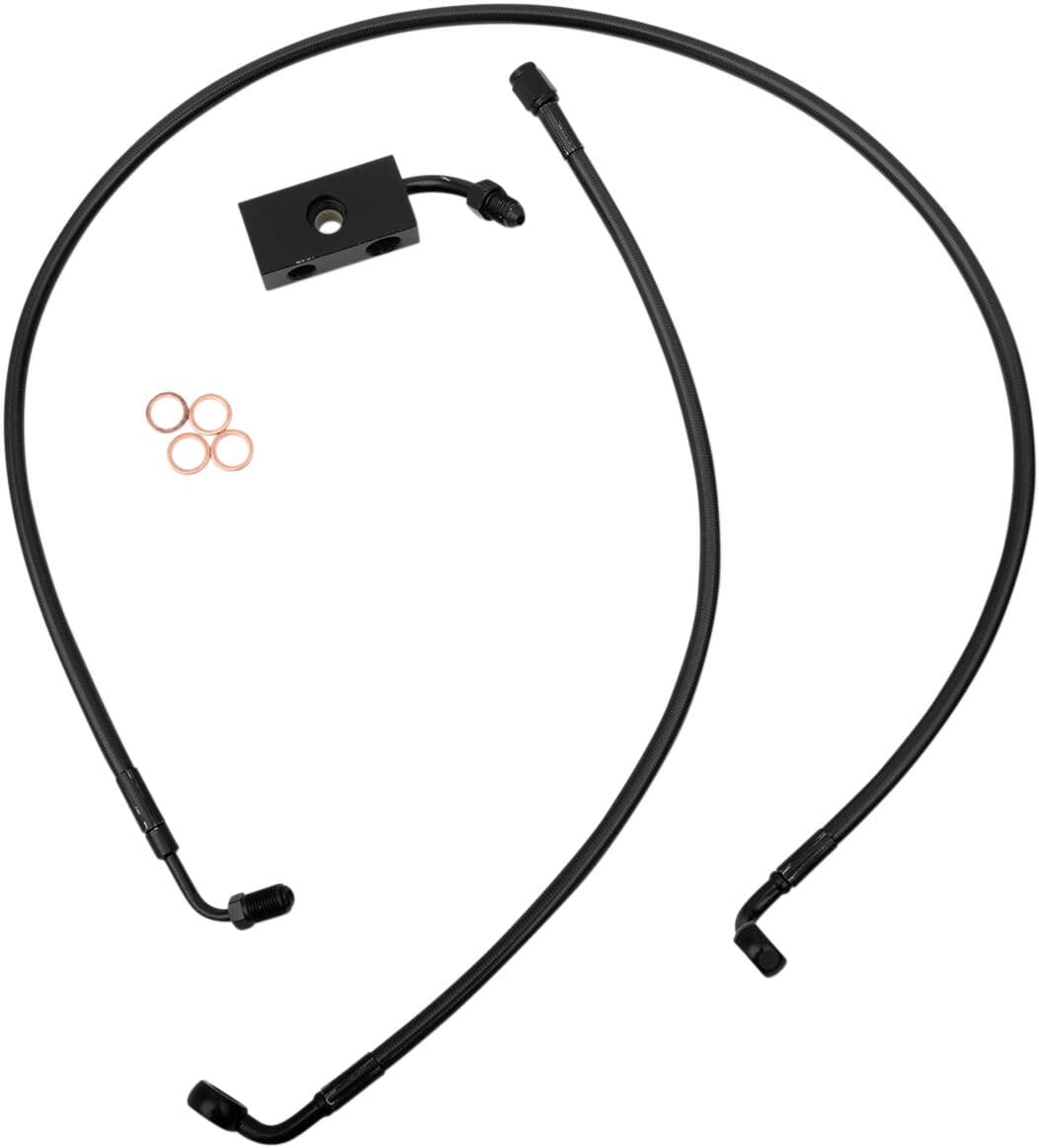 Midnight Braided Brake Line Kit