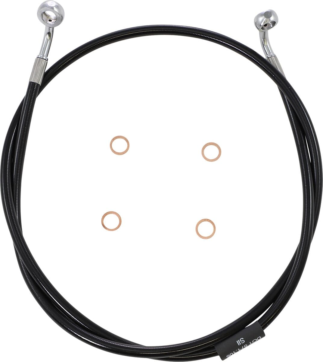 Black Braided Brake Line Kit