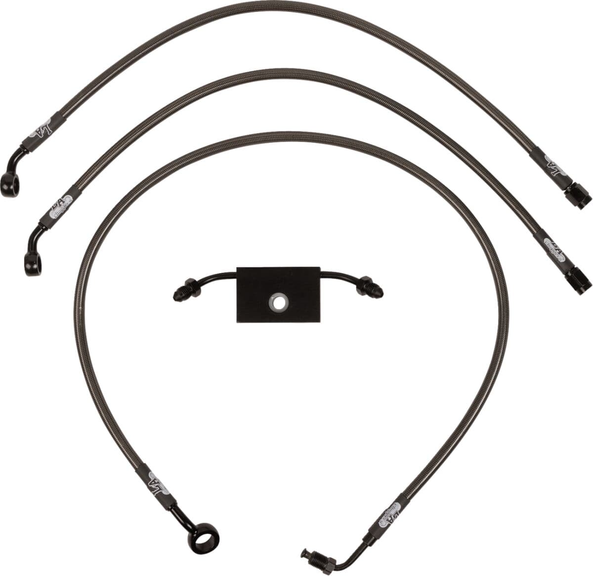 Midnight Braided Brake Line Kit