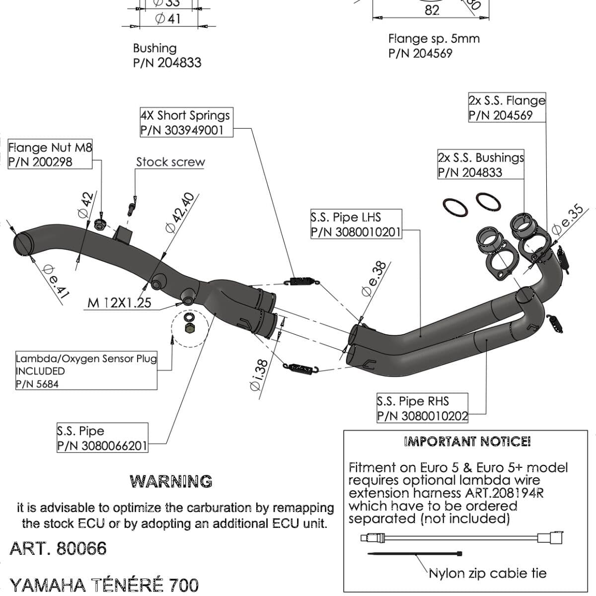 4-STROKE HEADER PIPES