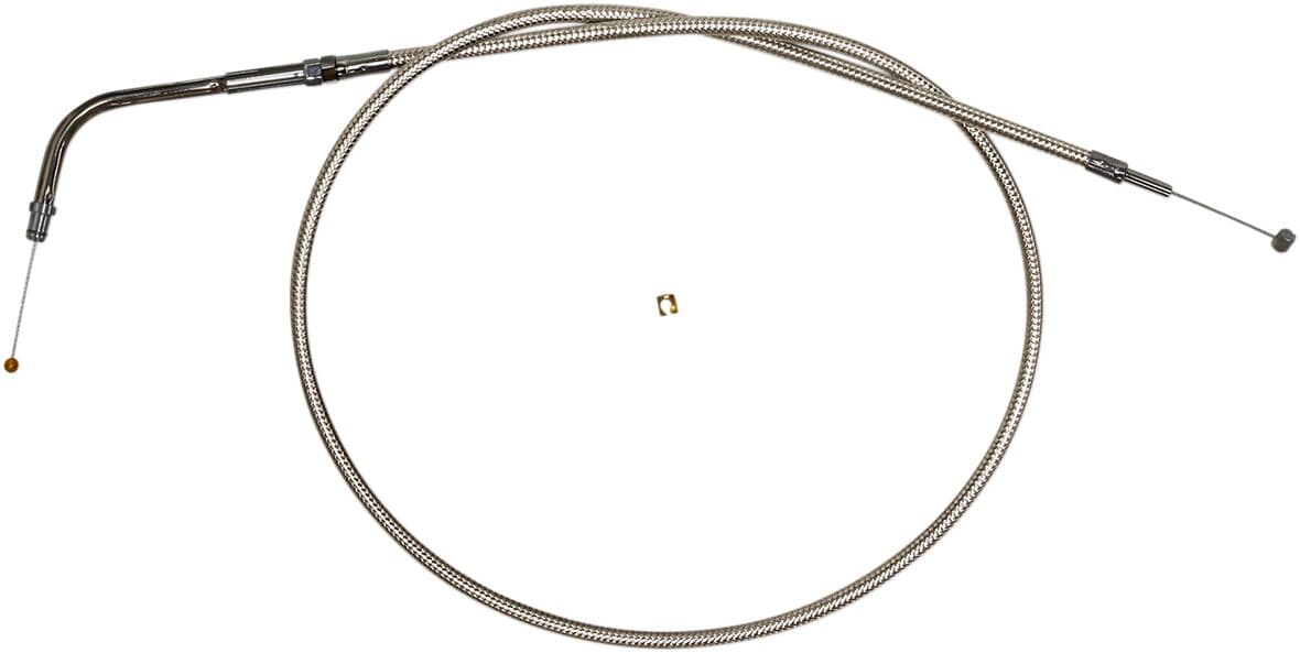 Polished Stainless Steel Braided Throttle/Idle Cable