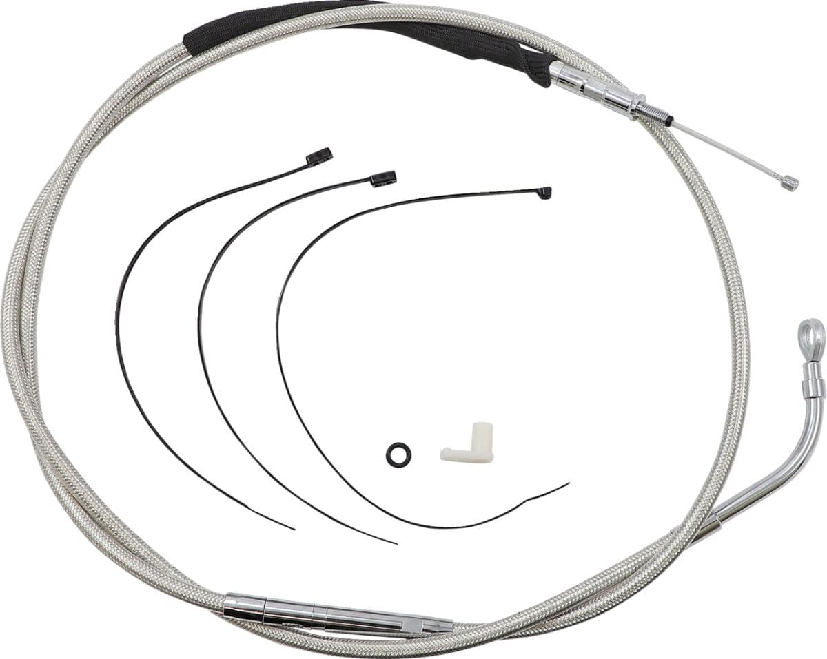 High-Efficiency Polished Stainless Clutch Cable