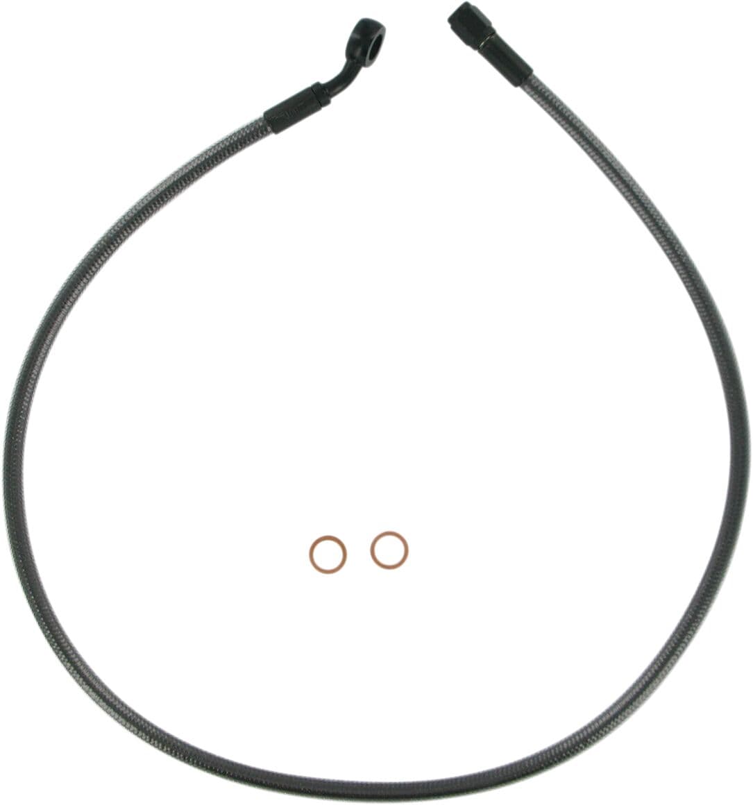 Alternate Length Designer Series Braided Non-ABS Front Upper Brake Line Kit