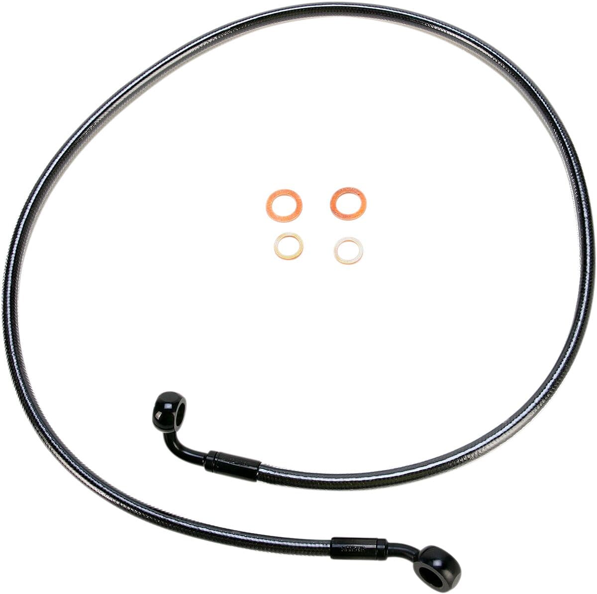 E-Z Align Braided Single Disc Front Brake Line