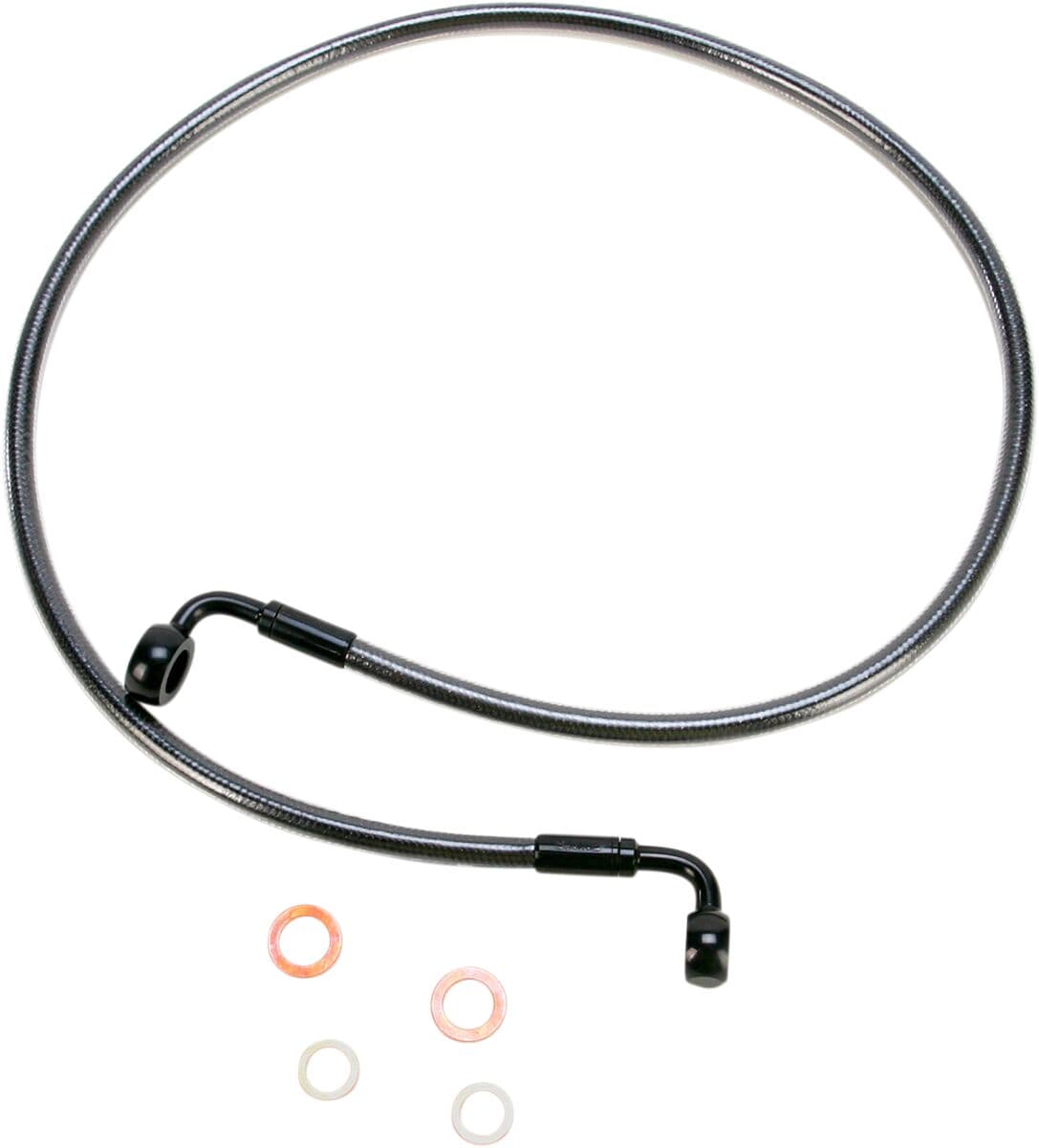 E-Z Align Braided Single Disc Front Brake Line
