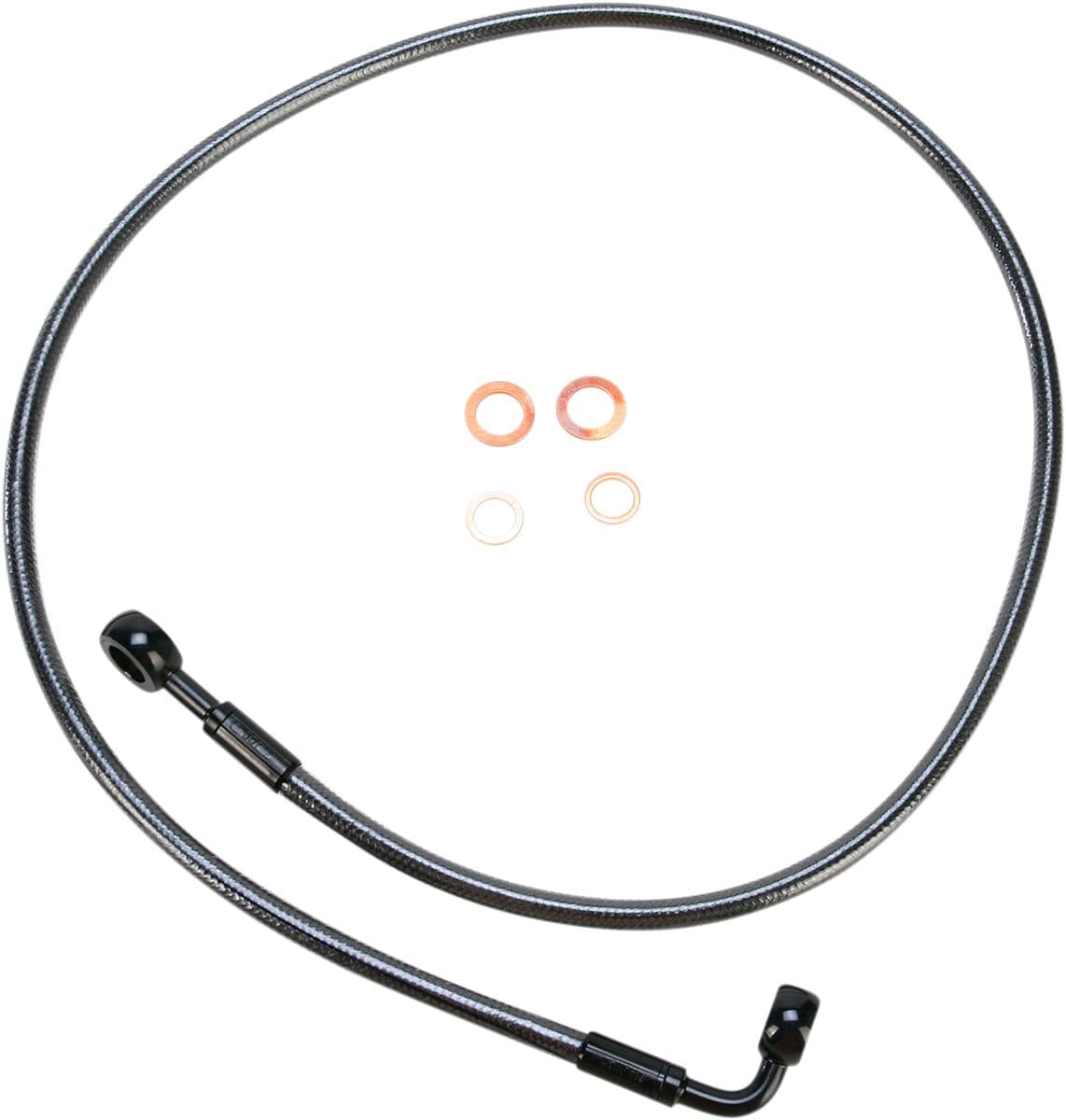 E-Z Align Braided Single Disc Front Brake Line