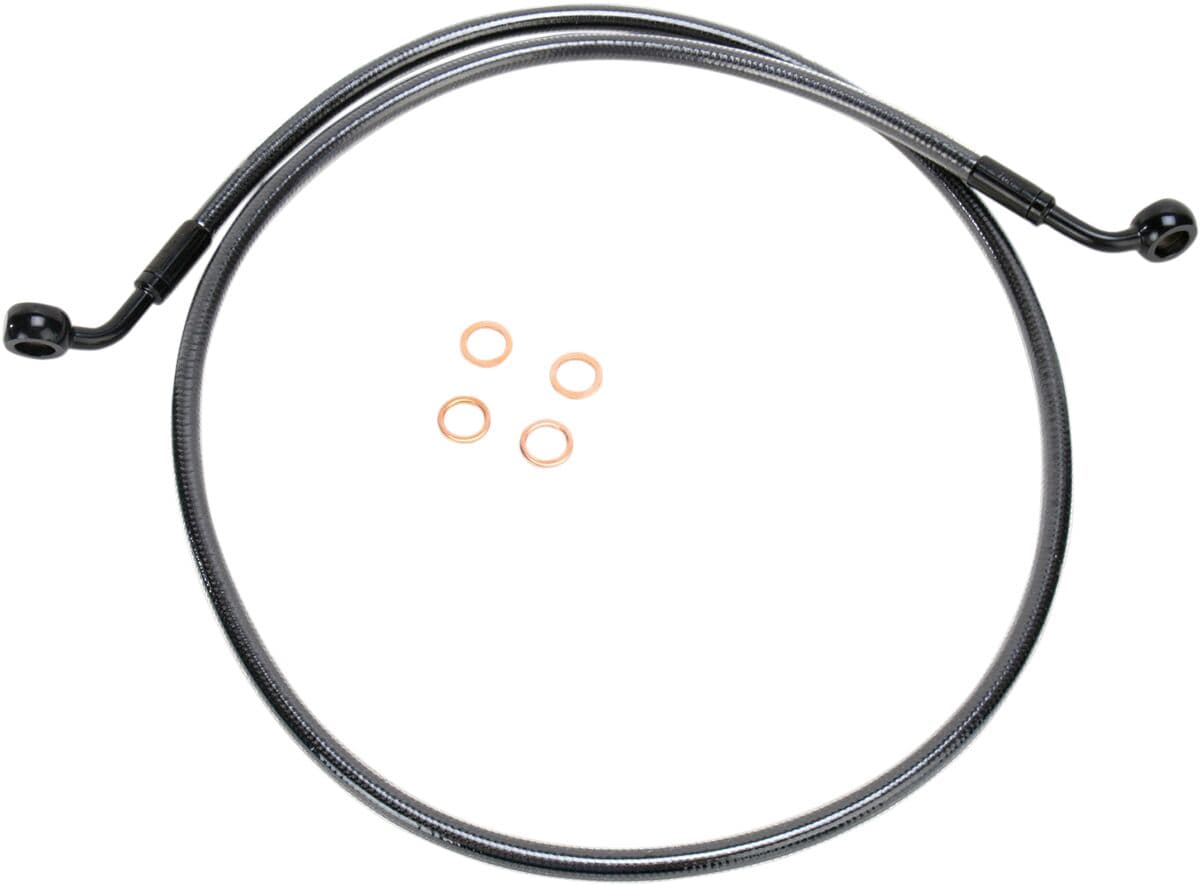 E-Z Align Braided Single Disc Front Brake Line