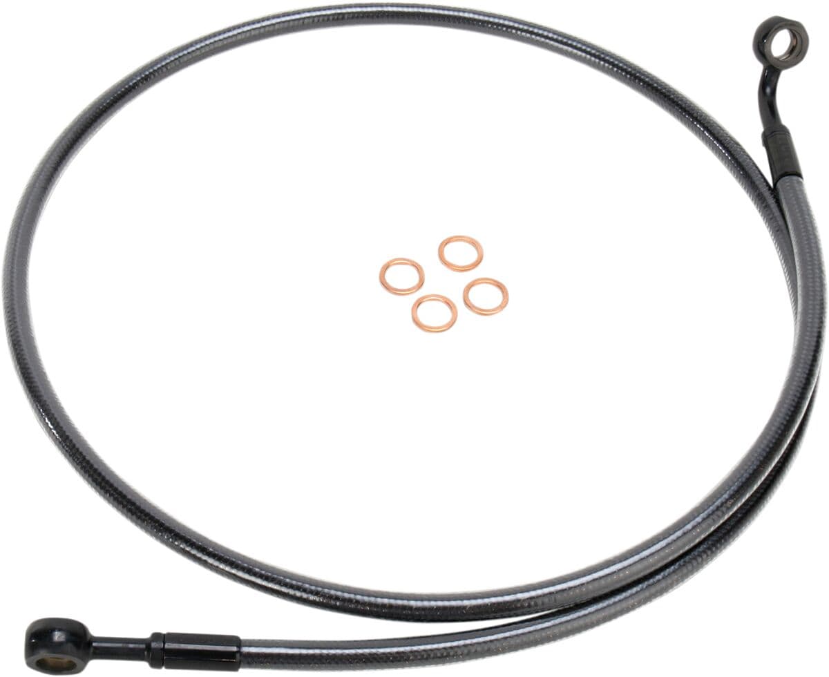 E-Z Align Braided Single Disc Front Brake Line