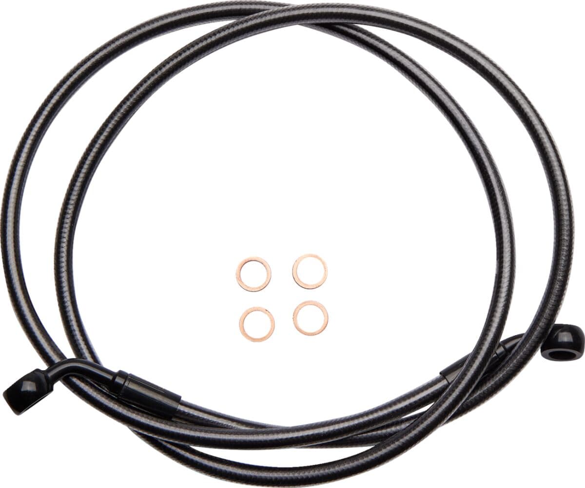 E-Z Align Braided Single Disc Front Brake Line