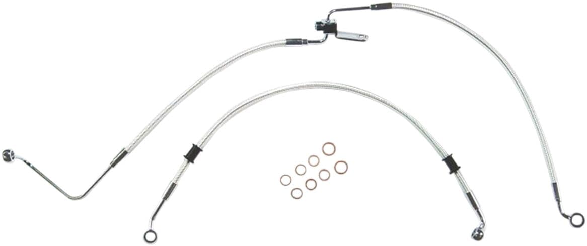Braided Rear Brake Line Kit