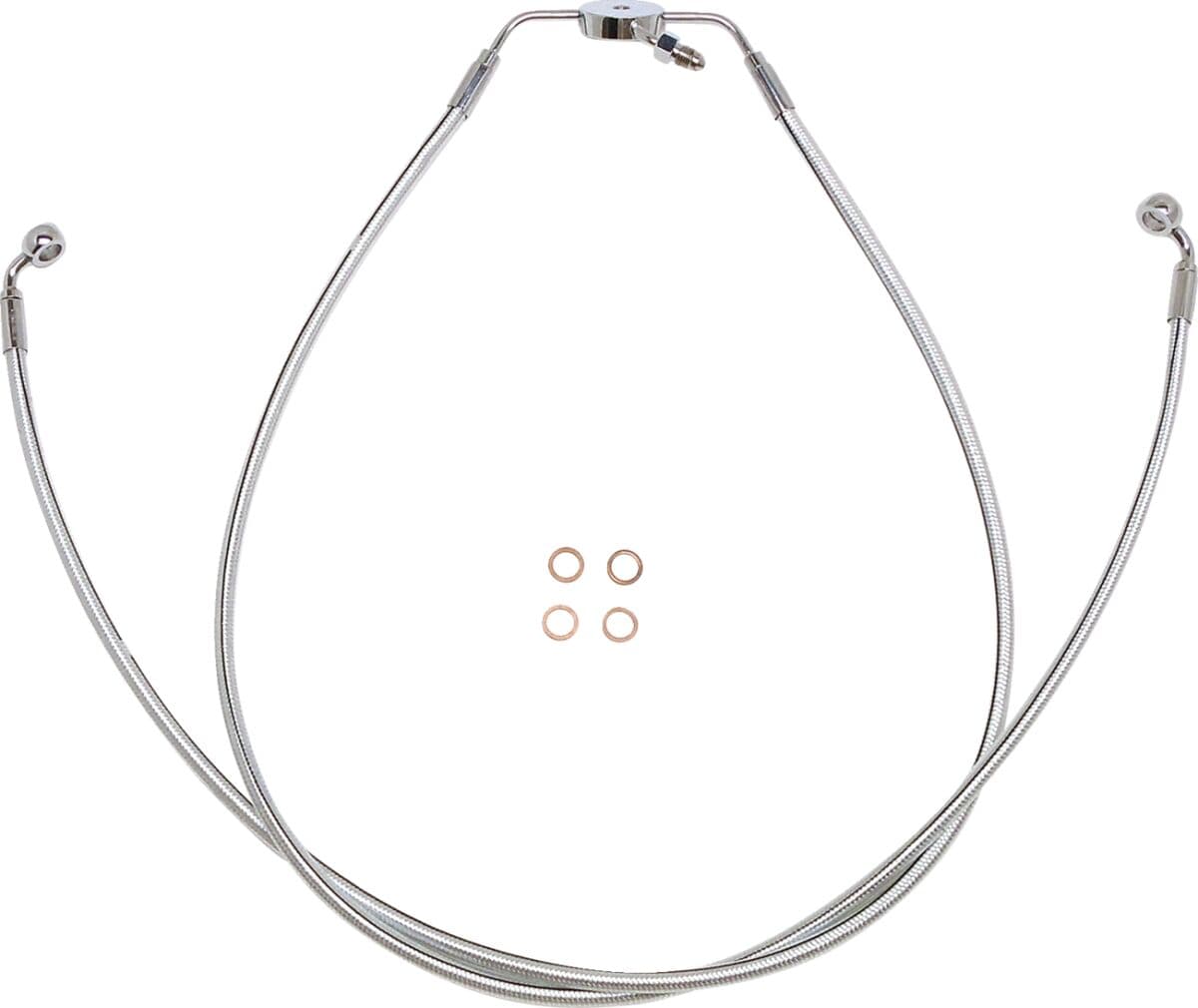 Designer Series Braided Non-ABS Lower Brake Line Assemblies
