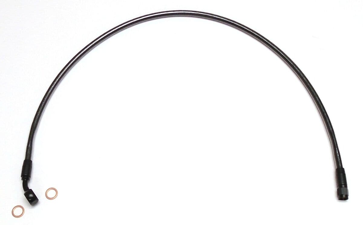 Alternate Length Designer Series Braided Non-ABS Front Upper Brake Line Kit