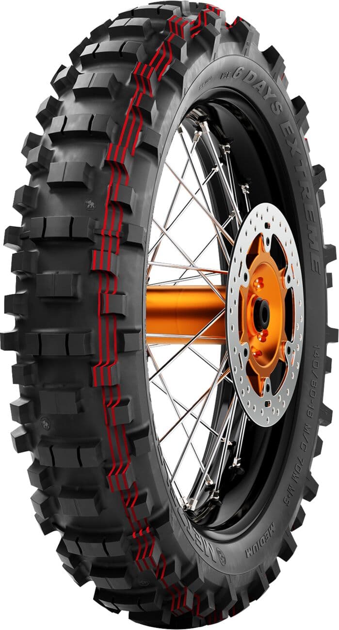 MCE 6 Days Extreme Tire - Medium Compound 140/80-18