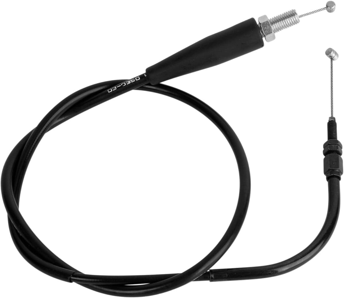 Black Vinyl Throttle Cable